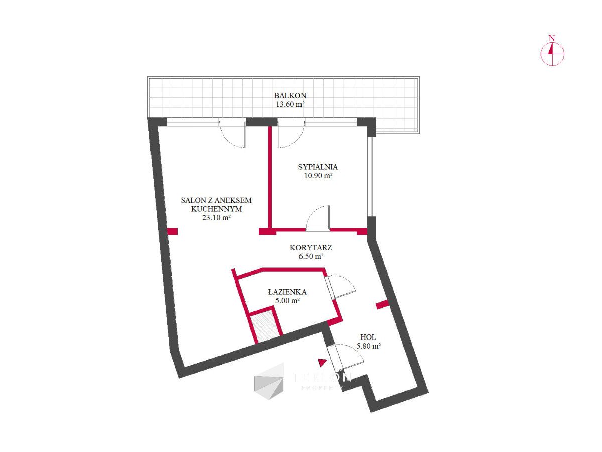 Mieszkanie 2-pokojowe Poznań Winiary, ul. Piątkowska. Zdjęcie 3
