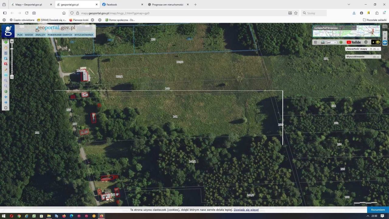 Działka rolno-budowlana Dąbrowa Tarnawacka. Zdjęcie 4