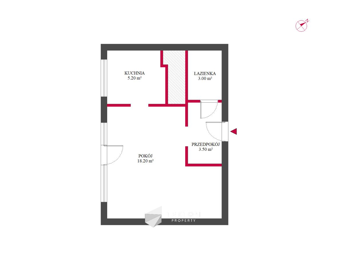 Mieszkanie 1-pokojowe Sopot Brodwino, ul. Oskara Kolberga. Zdjęcie 10