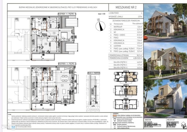 Mieszkanie 4-pokojowe Kielce, ul. Jadwigi Prendowskiej. Zdjęcie 4