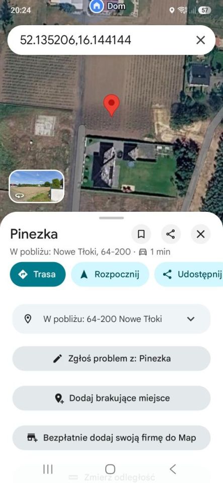 Działka budowlana Nowe Tłoki. Zdjęcie 2