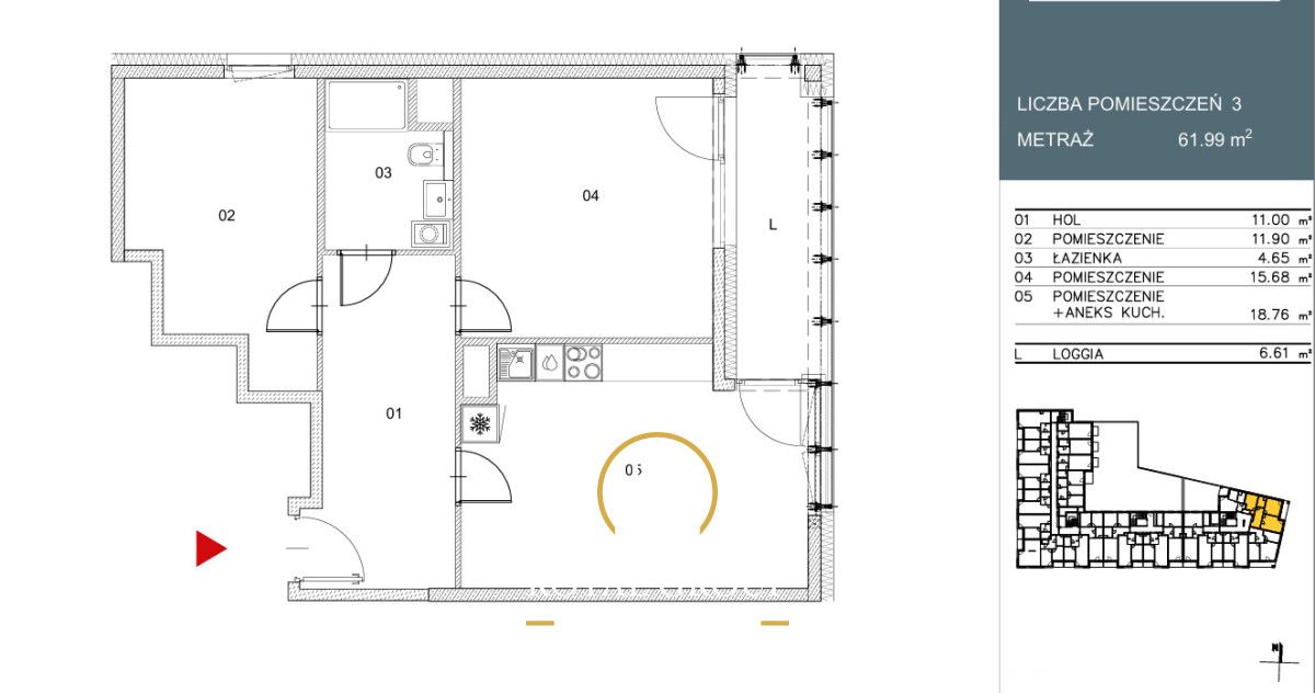 Mieszkanie 3-pokojowe Lublin Konstantynów, ul. Morwowa. Zdjęcie 6