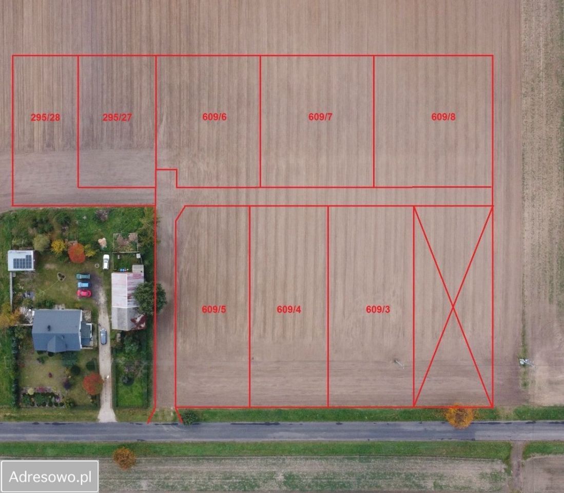 Działka budowlana Perzów. Zdjęcie 3