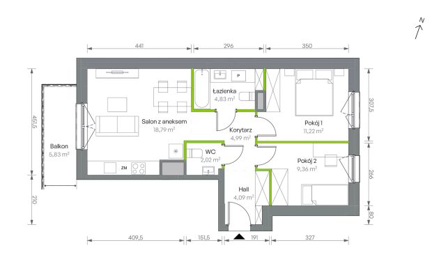 Mieszkanie 3-pokojowe Warszawa Targówek, ul. Oliwska. Zdjęcie 16