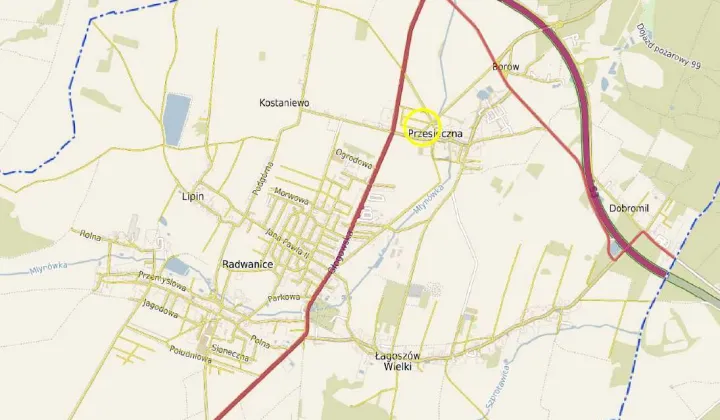 Działka budowlana Przesieczna