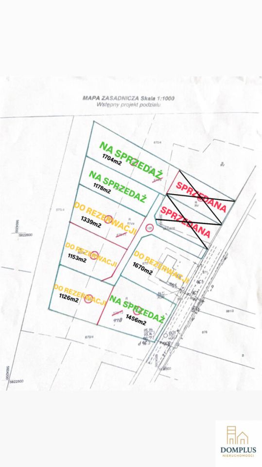 Działka budowlana Kaźmierz, ul. Wierzbowa. Zdjęcie 2