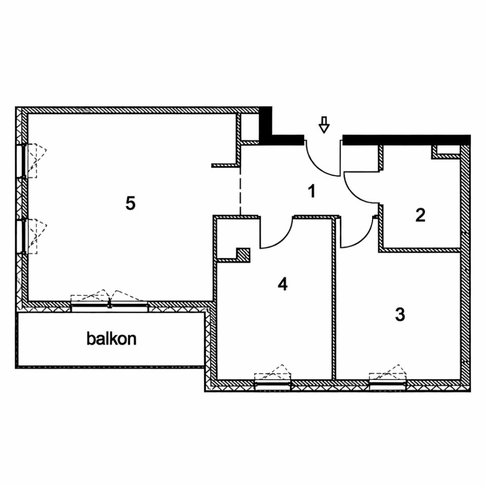 Mieszkanie 3-pokojowe Warszawa Nowodwory, ul. Dzikiej Kaczki. Zdjęcie 9
