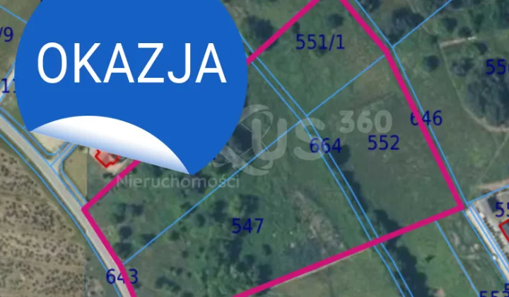 Działka budowlana Zawonia