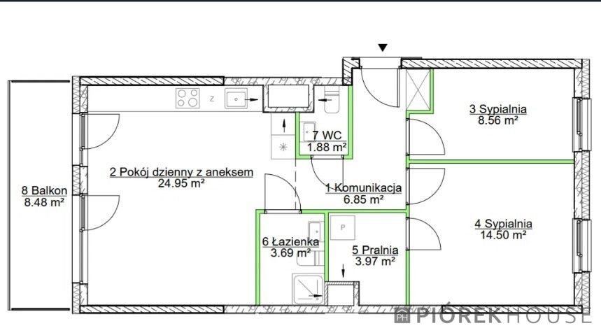 Mieszkanie 3-pokojowe Warszawa Bemowo, ul. Brzeżek. Zdjęcie 18