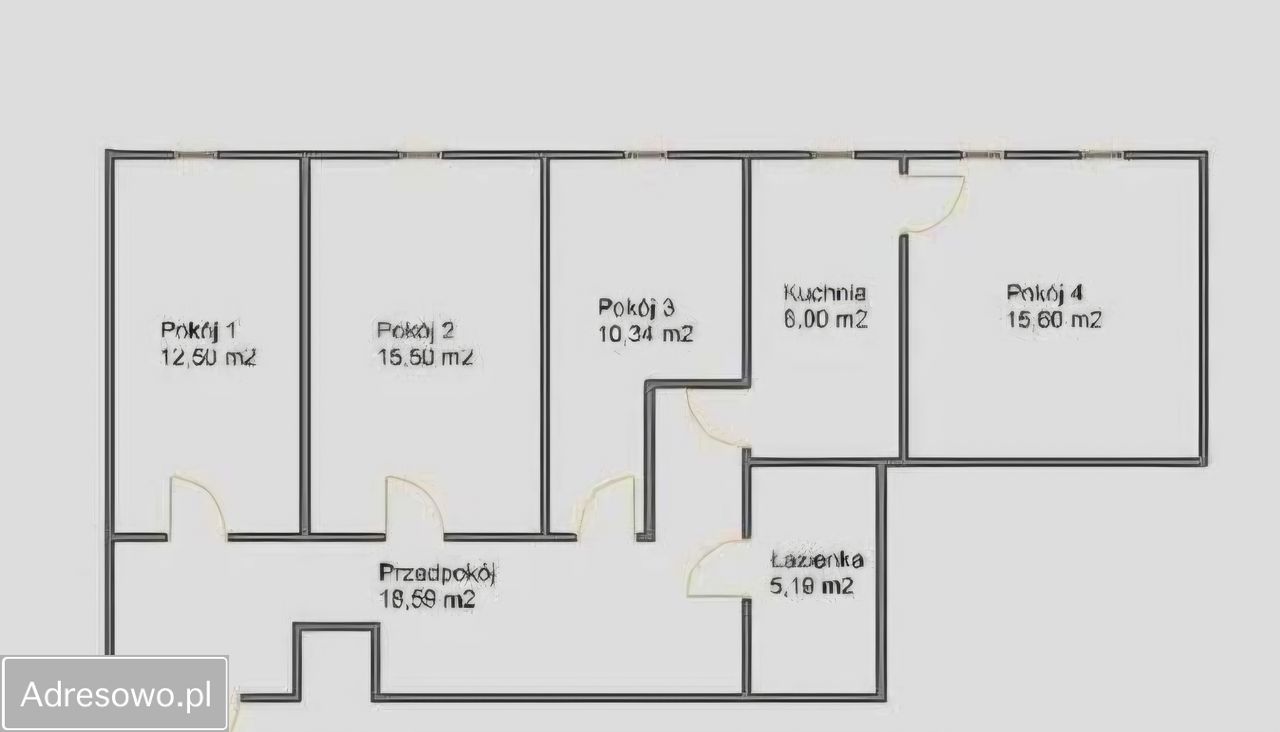 Mieszkanie 4-pokojowe Jelenia Góra Centrum, ul. 1 Maja. Zdjęcie 13