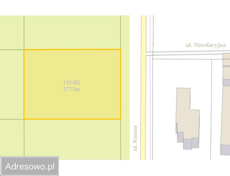 Działka budowlana Łódź Ruda Pabianicka, ul. Konna. Zdjęcie 3