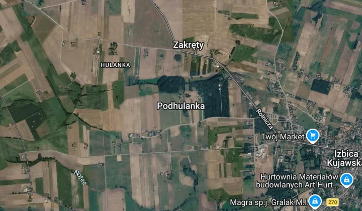 Działka budowlana Podhulanka