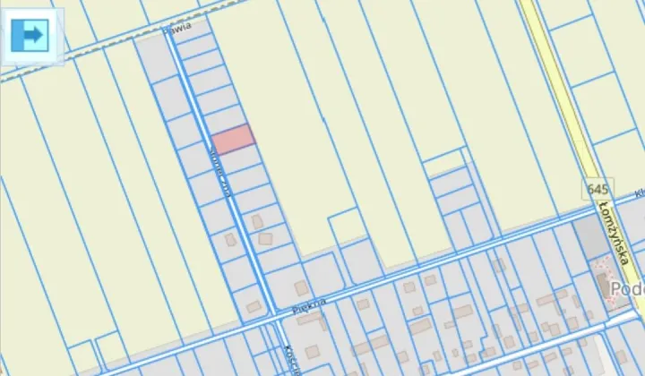 Działka budowlana Podgórze, ul. Słoneczna