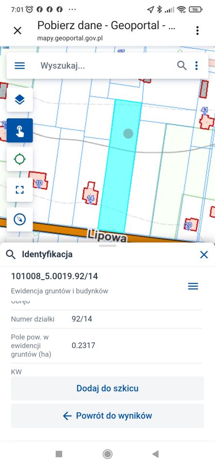 Działka rolno-budowlana Milejów, ul. Lipowa. Zdjęcie 3