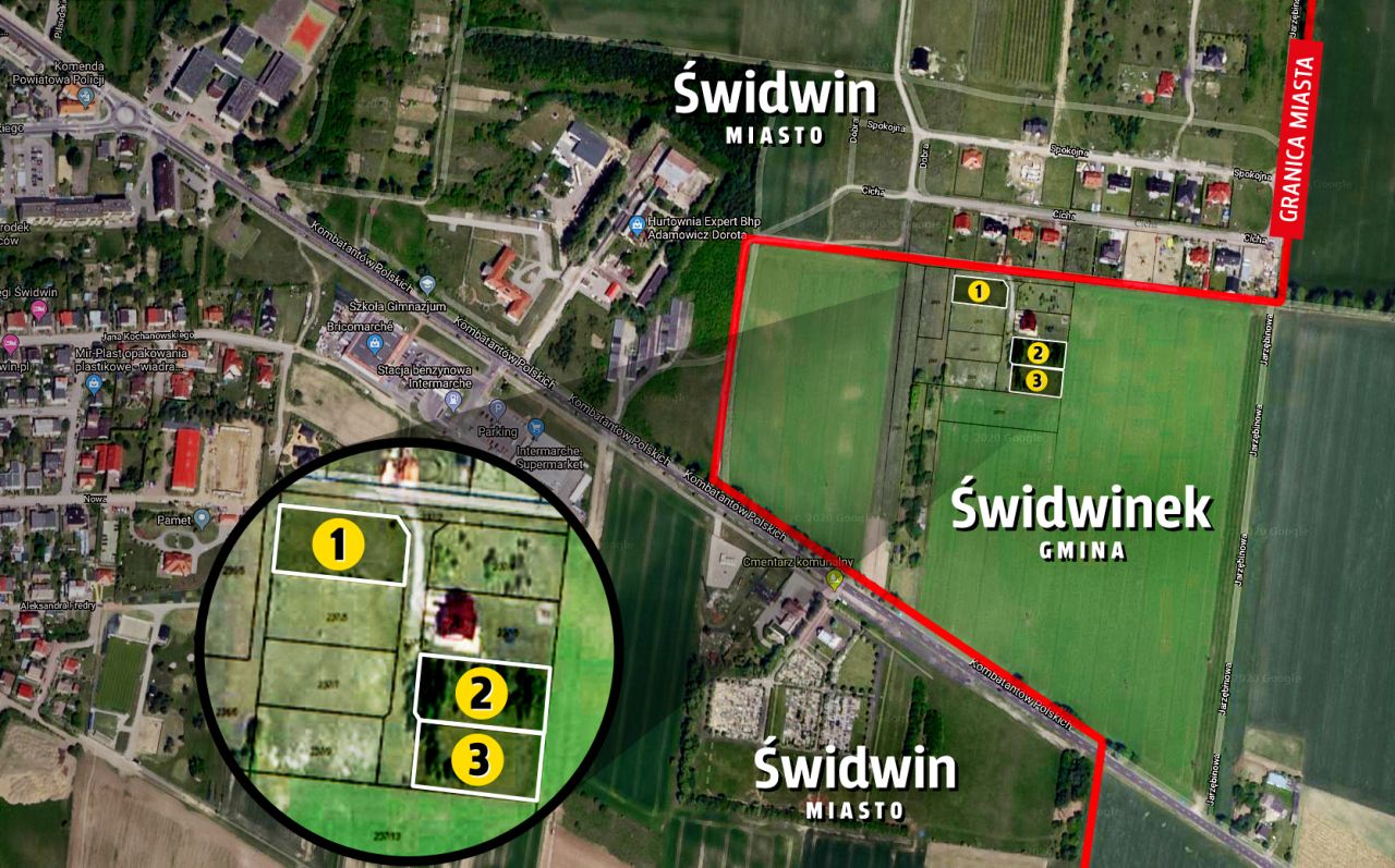 Działka budowlana Świdwinek