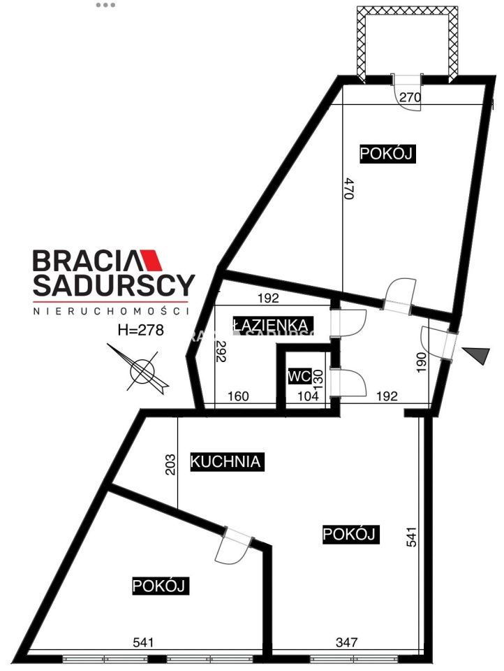 Mieszkanie 3-pokojowe Kraków Dębniki, ul. Barska. Zdjęcie 27