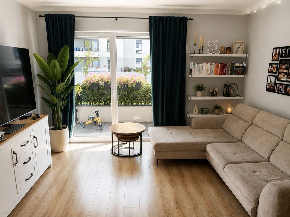 Szczecin Niebuszewo Mieszkanie - 2 pokoje - 45 m² - parter