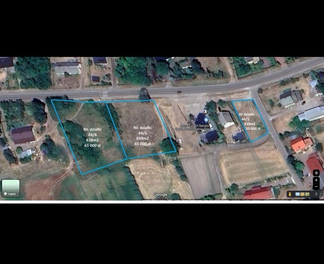 Działka budowlana Górne Wymiary. Zdjęcie 2