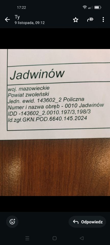 Działka budowlana Jadwinów. Zdjęcie 3