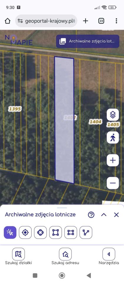 Działka rekreacyjna Ploski