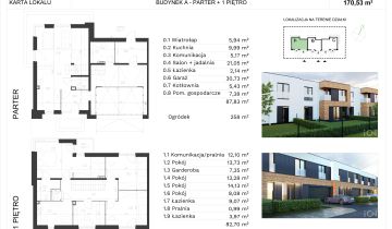 dom szeregowy, 5 pokoi Pruszków, ul. Kowalska