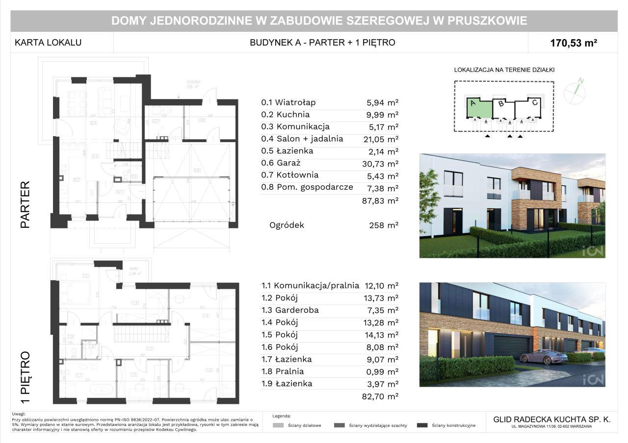 dom szeregowy, 5 pokoi Pruszków, ul. Kowalska. Zdjęcie 2