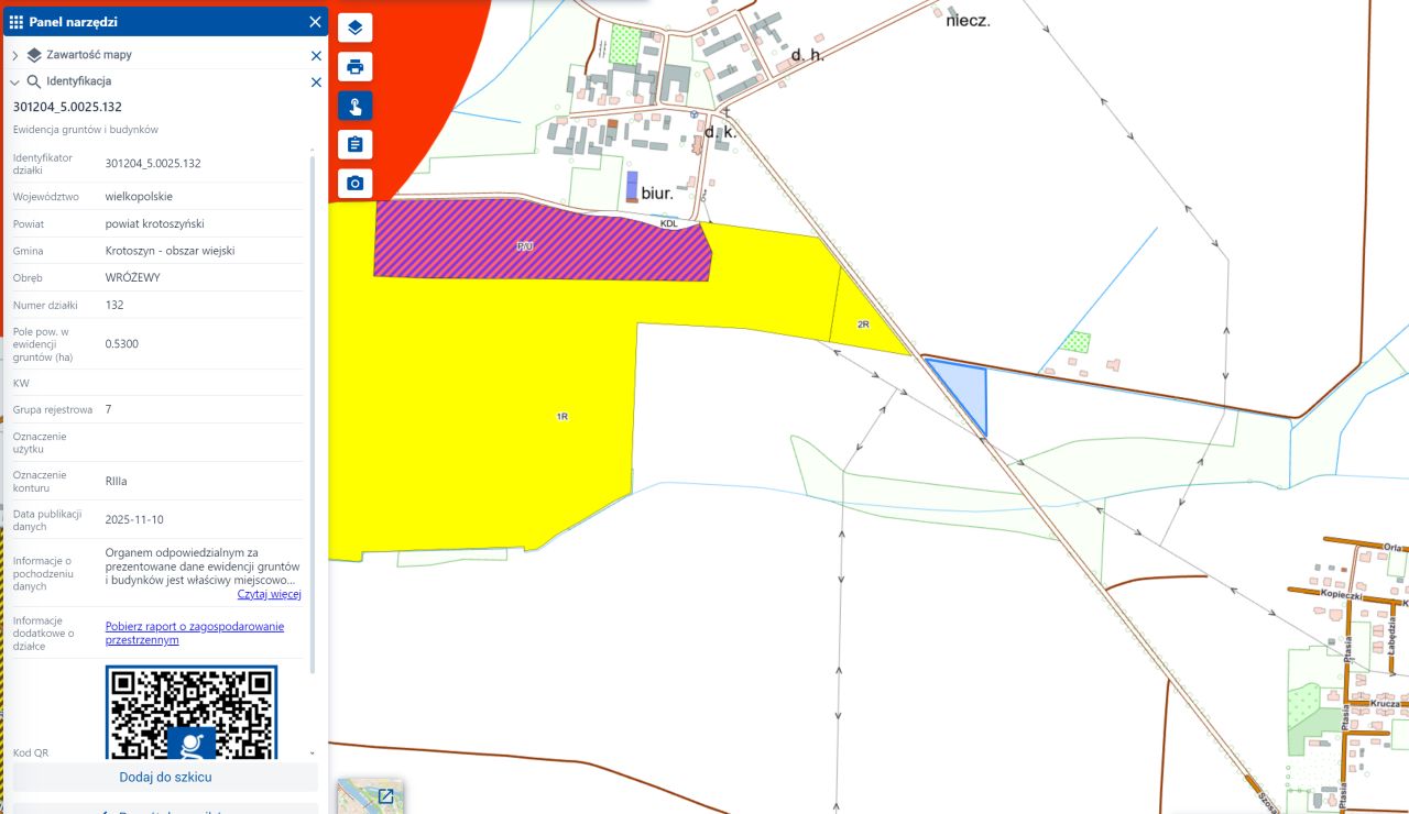 Działka rolno-budowlana Krotoszyn, ul. Szosa Benicka. Zdjęcie 2