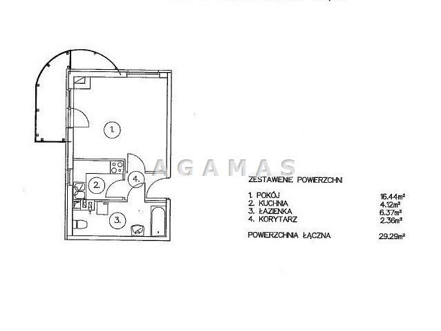 Mieszkanie 1-pokojowe Wrocław Krzyki, ul. Skarbowców. Zdjęcie 11