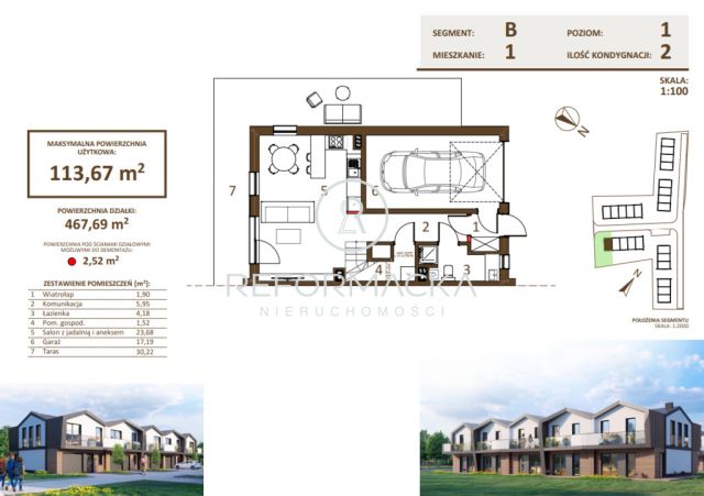 dom szeregowy, 5 pokoi Rzeszów Słocina. Zdjęcie 7