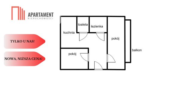 Mieszkanie 2-pokojowe Studzieniec. Zdjęcie 12