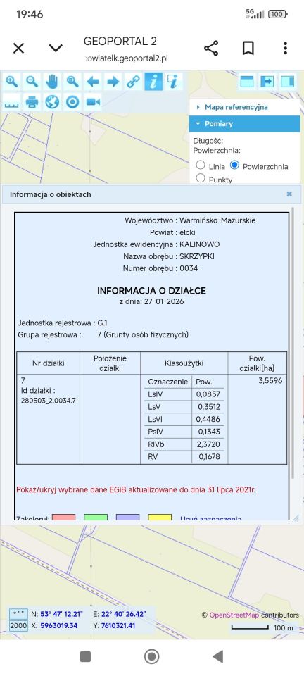 Działka rolna Skrzypki. Zdjęcie 8