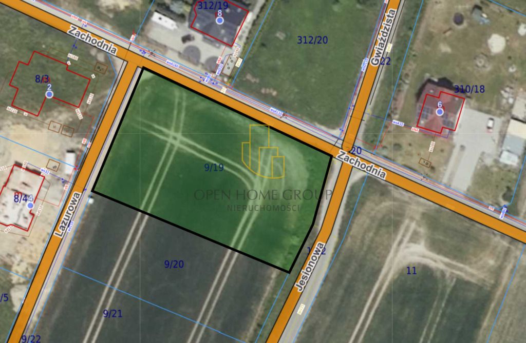 Działka budowlana Krępice. Zdjęcie 1