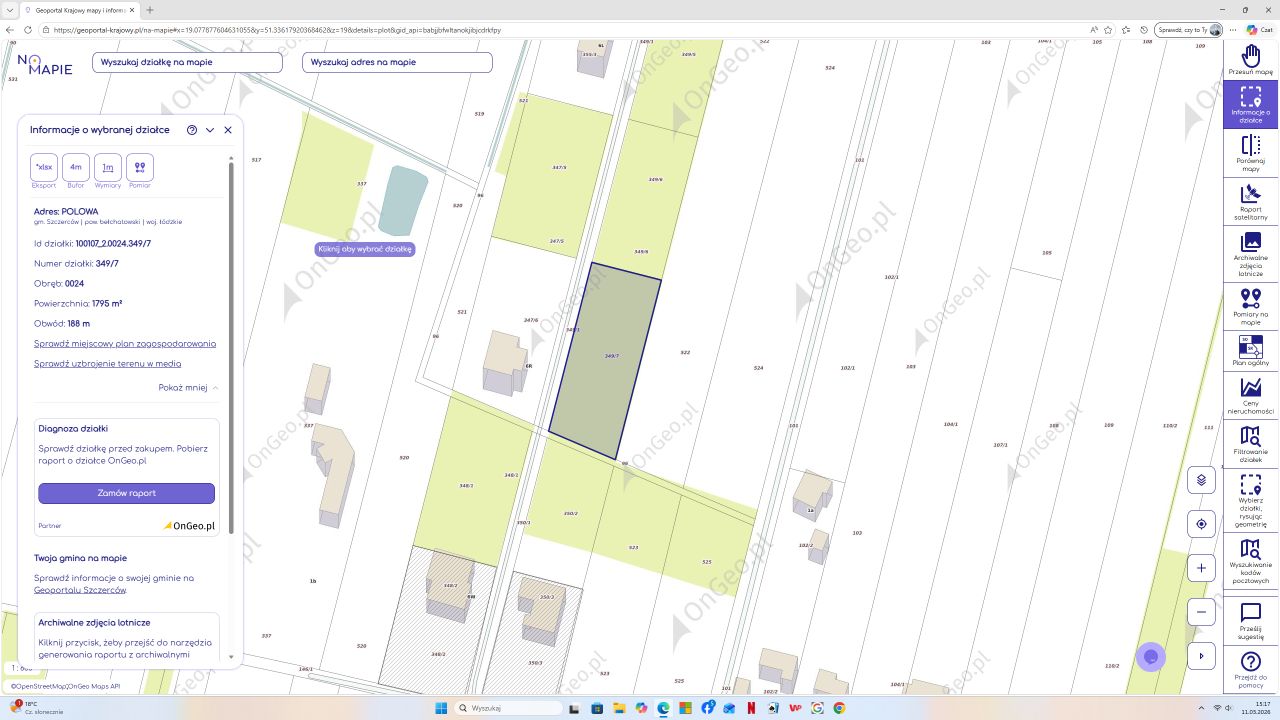 Działka budowlana Polowa. Zdjęcie 3