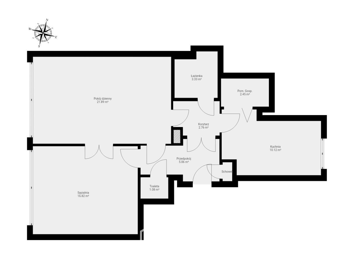 Mieszkanie 2-pokojowe Warszawa, al. Niepodległości. Zdjęcie 9
