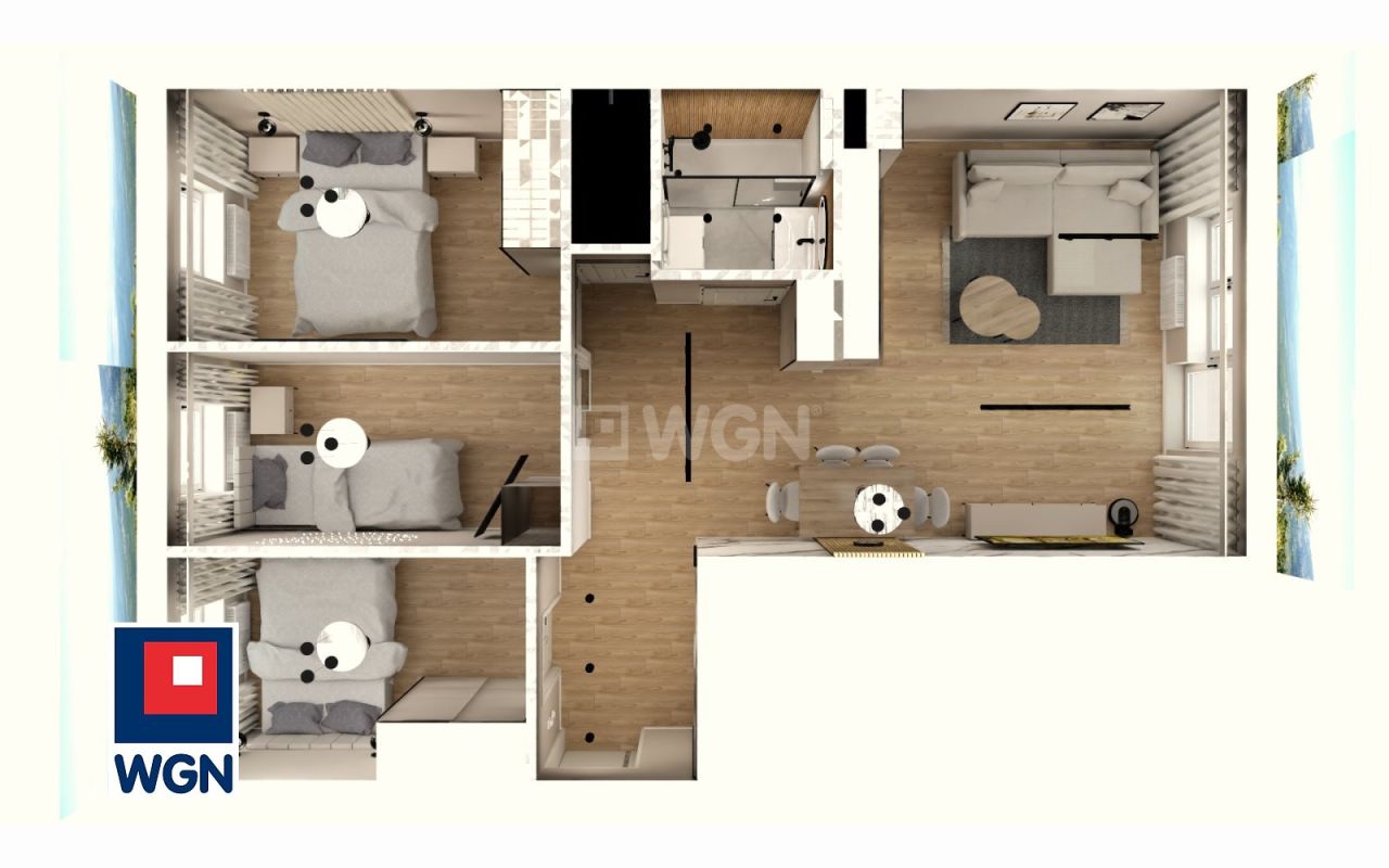 Mieszkanie 4-pokojowe Elbląg Zawada, ul. Józefa Wybickiego. Zdjęcie 14