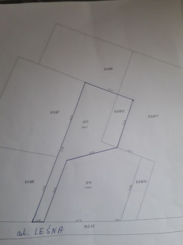 Działka budowlana Ostrowiec Świętokrzyski Gutwin, ul. Leśna