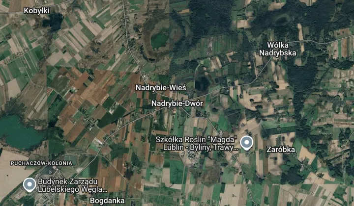 Działka rekreacyjna Nadrybie-Dwór