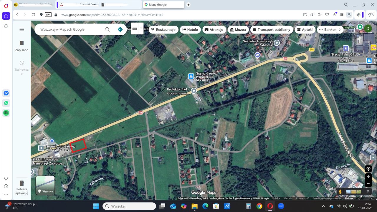 Działka inwestycyjna Zabłotce Tuchorz. Zdjęcie 2