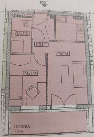 Mieszkanie 2-pokojowe Rzeszów Staromieście, ul. Lubelska. Zdjęcie 10
