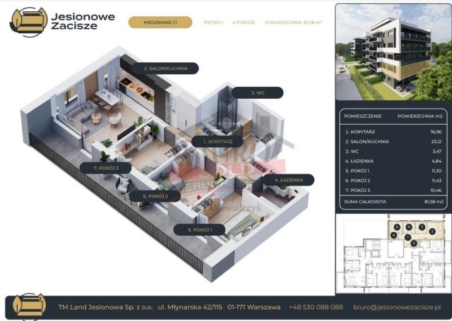 Mieszkanie 4-pokojowe Ozimek, ul. Jesionowa. Zdjęcie 2