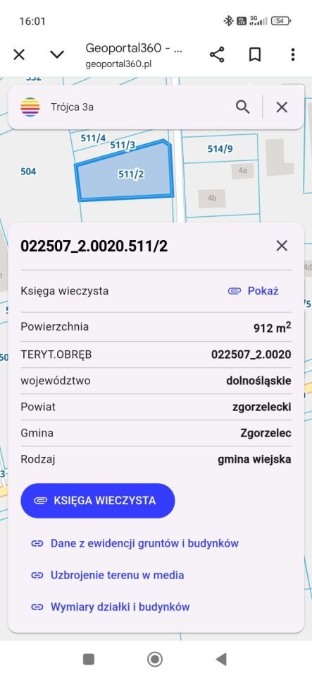 Działka budowlana Trójca. Zdjęcie 3