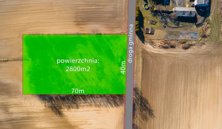 Działka budowlana Motycz