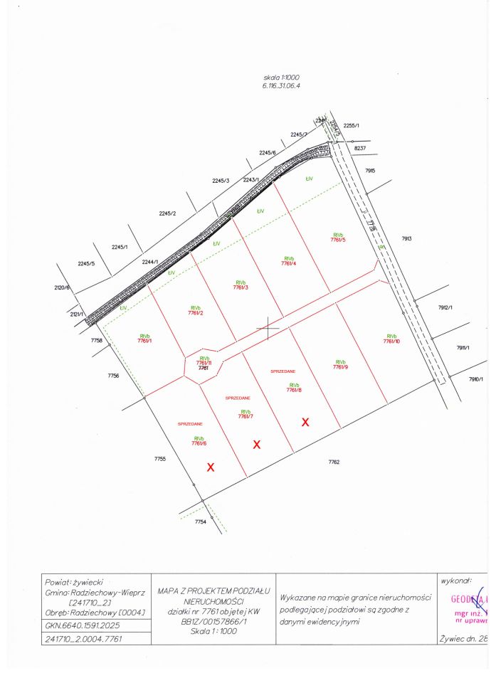 Działka budowlana Twardorzeczka, ul. Widokowa. Zdjęcie 2