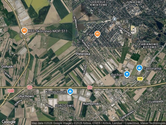 Działka inwestycyjna Plewiska, ul. Szkolna. Zdjęcie 1