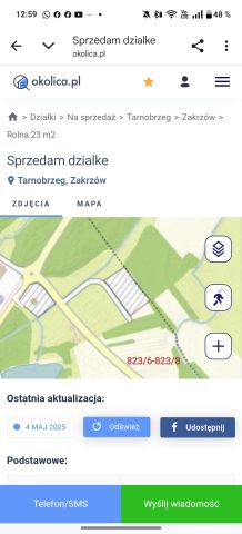 Działka inwestycyjna Tarnobrzeg Zakrzów, Obwodnica. Zdjęcie 1