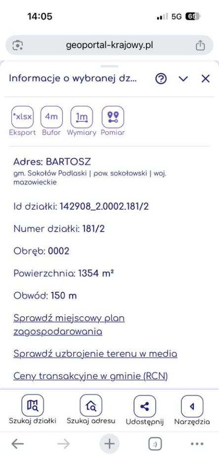 Działka budowlana Bartosz. Zdjęcie 3