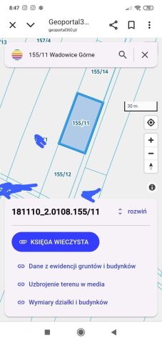 Działka budowlana Wadowice Górne. Zdjęcie 1