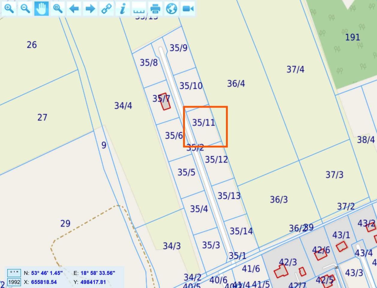 Działka budowlana Kamionka. Zdjęcie 2