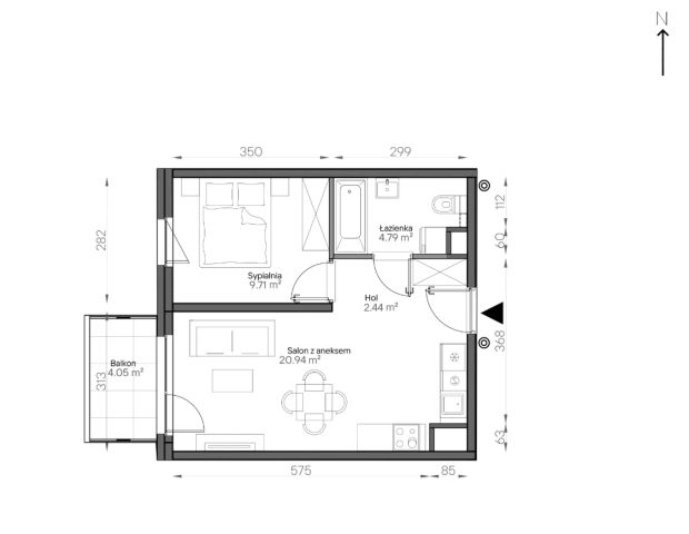 Mieszkanie 2-pokojowe Warszawa Praga-Południe, ul. Podskarbińska. Zdjęcie 7