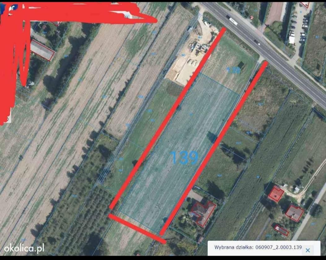 Działka inwestycyjna Dębówka. Zdjęcie 4